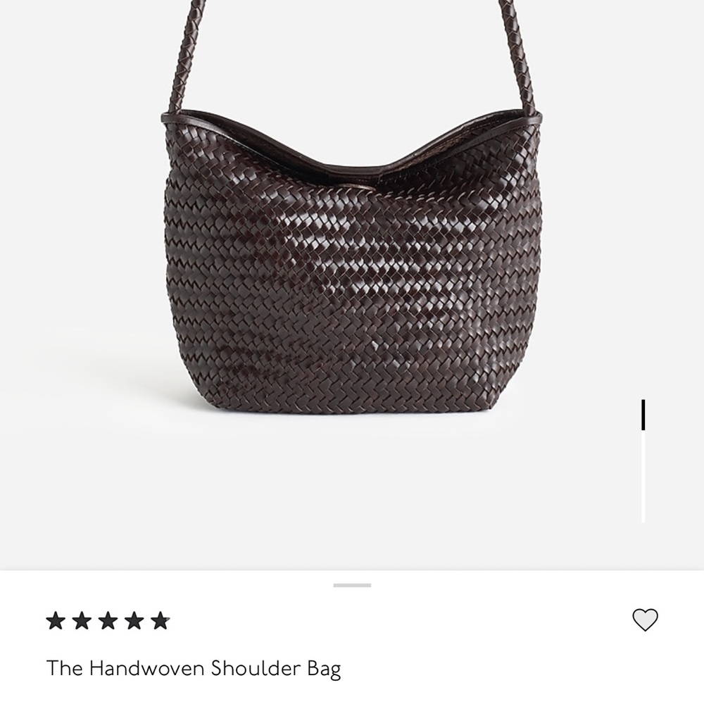 Madewell Dark Brown Handwoven Tote